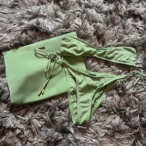 Green Triangl Bikini